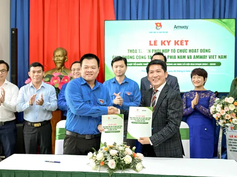 Trung ương Đoàn và Amway Việt Nam đẩy mạnh hoạt động cồng đồng trên toàn quốc
