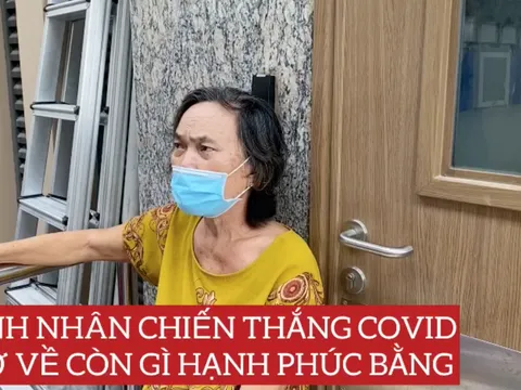 Bệnh nhân chiến thắng Covid-19 trở về