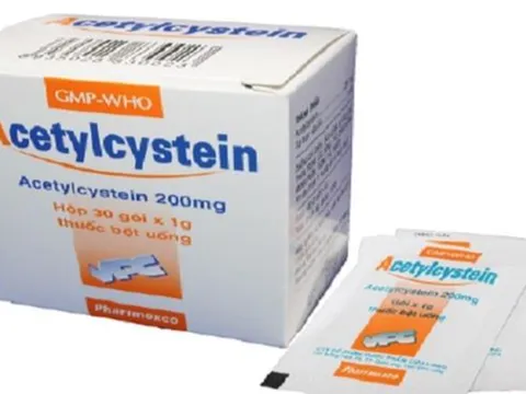 Thu hồi gấp lô thuốc Acetylcystein của Công ty CP Dược phẩm Cửu Long